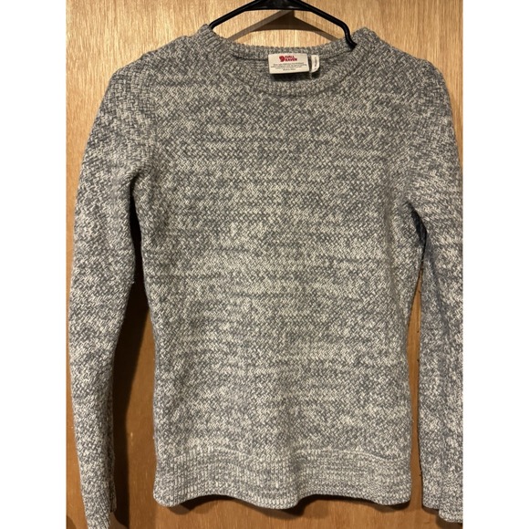 Fjallraven Sweaters - Fjallraven Womens Small Ovik Structure Sweater Gray Wool
